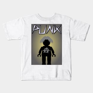 Punk Guitarist Minifig, Customize My Minifig Kids T-Shirt